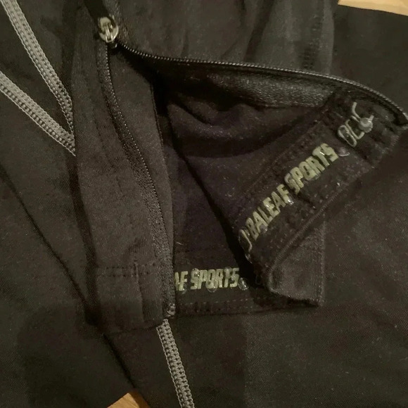 Baleaf Womens Fleece Lined performance outdoorsy campcore zippered leggings L - Picture 5 of 8